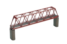 TOMYTEC 970317 - N - Gitterbrücke, 1-spurig, rot